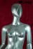 Female Window Mannequin, silver