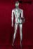 Female Window Mannequin, silver