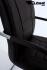 Freischwinger Kunstleder braun gepolstert, chrome -"Chicago"