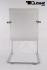 Freischwinger Kunstleder wei gepolstert, chrome B-WARE - "Chicago"