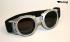 Glacier Sun Glasses, Silver Frame, Tinted Lenses