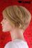 Glamorous blond wig short hair cut