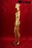 Gold female window mannequin