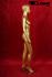Gold female window mannequin