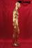 gold painted male window mannequin