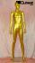 Golden window mannequin