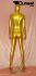 Golden window mannequin
