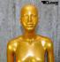 Goldene Schaufensterfigur