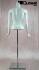 half female mannequin with iron base white mat