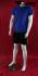 Headless male mannequin, white shining