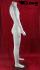 Headless male mannequin, white shining