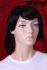 Human hair wig aubergine