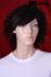 Human hair wig chestnutbrown