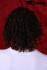 Human hair wig chestnutbrown