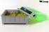 Inkubator REPTILIEN LED vollautomatisch grün Brüter Reptilien Exotische Eier, Brutautomat Brutkasten, Brutmaschine dt. Anleitung