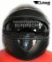 Integral Helmet, Motorcycle Helmet, Sunvisor - Dull Black, Size S