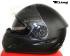 Integral Helmet, Motorcycle Helmet, Sunvisor - Dull Black, Size S