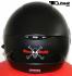 Integral Helmet, Motorcycle Helmet, Sunvisor - Dull Black, Size S