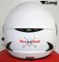 Integral Helmet, Motorcycle Helmet, Sunvisor - White, Size M