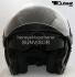 Jet Helmet, Motorcycle Helmet, Sunvisor - Dull Black, Size XL