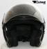 Jet Helmet, Motorcycle Helmet, Sunvisor - Dull Black, Size XL