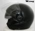 Jet Helmet, Motorcycle Helmet, Sunvisor - Dull Black, Size XL