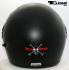 Jet Helmet, Motorcycle Helmet, Sunvisor - Dull Black, Size XL