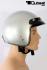 Jethelm Motorradhelm silber Gr. M