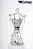 Jewellery stand, black