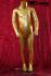 Kinder Schaufensterfigur Kind Schaufensterpuppe kopflos gold Mannequin