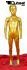 Kinder Schaufensterpuppe gold Schaufensterfigur Mannequin Kind Junge modelliertes Haar