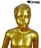 Kinder Schaufensterpuppe gold Schaufensterfigur Mannequin Kind Junge modelliertes Haar