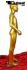 Kinder Schaufensterpuppe gold Schaufensterfigur Mannequin Kind Junge modelliertes Haar