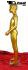 Kinder Schaufensterpuppe gold Schaufensterfigur Mannequin Kind Junge modelliertes Haar