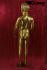 Kinder Schaufensterpuppe gold Schaufensterfigur Mannequin Kind modelliertes Gesicht und Haar