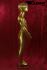 Kinder Schaufensterpuppe gold Schaufensterfigur Mannequin Kind modelliertes Gesicht und Haar