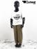 Kinder Schaufensterpuppe Schaufensterfigur metallic Mannequin
