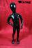 Kinder Schaufensterpuppe schwarz glnzend gesichtslos Schaufensterfigur Mannequin