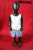 Kinder Schaufensterpuppe schwarz matt gesichtslos Schaufensterfigur Mannequin