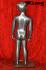 Kinder Schaufensterpuppe weiblich silber Mdchen Schaufensterfigur Mannequin