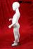 Kinder-Schaufensterpuppe in gl�nzendem wei�, faceless