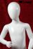Kinder-Schaufensterpuppe in gl�nzendem wei�, faceless