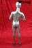 Kinder-Schaufensterpuppe in silber, faceless