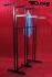 Kleiderst�nder mit 6 Stangen schwarz B-Ware