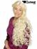 Lange blonde Percke mit Locken