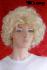 Light blonde, cut short curly wig