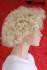 Light blonde, cut short curly wig