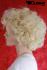 Light blonde, cut short curly wig