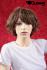 Light brown short hair wig