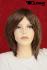 Lightbrown mediumlong wig